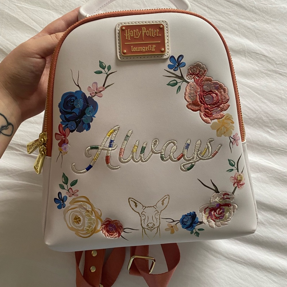 Harry Potter Floral Patronus Mini Backpack